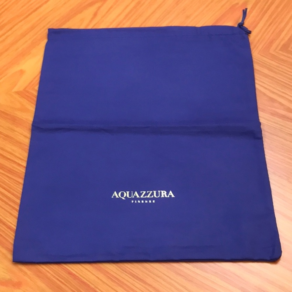 Aquazzura Firenze Leather Drawstring Dustbag